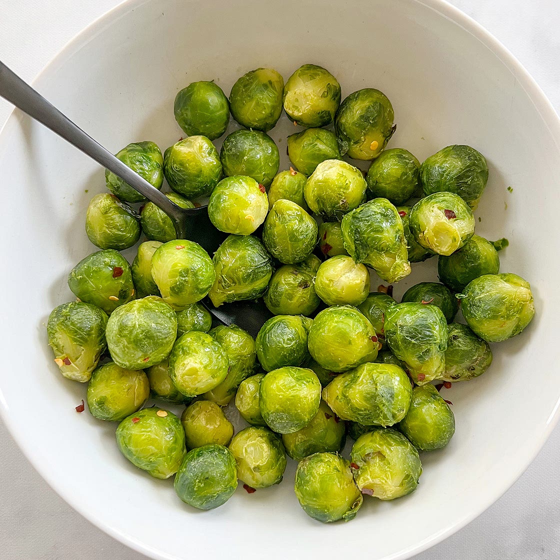 Air Fryer Frozen Brussels Sprouts