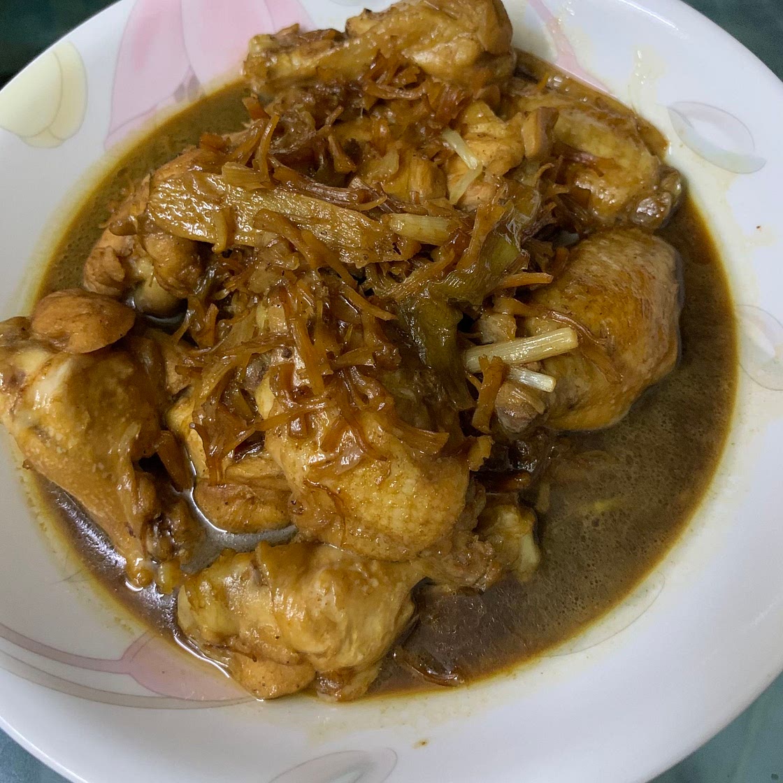 Braised Chicken Wings with Scallops 