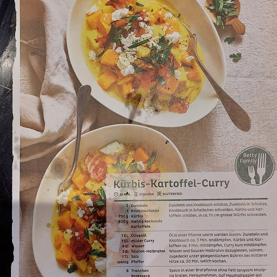Kürbis-Kartoffel-Curry