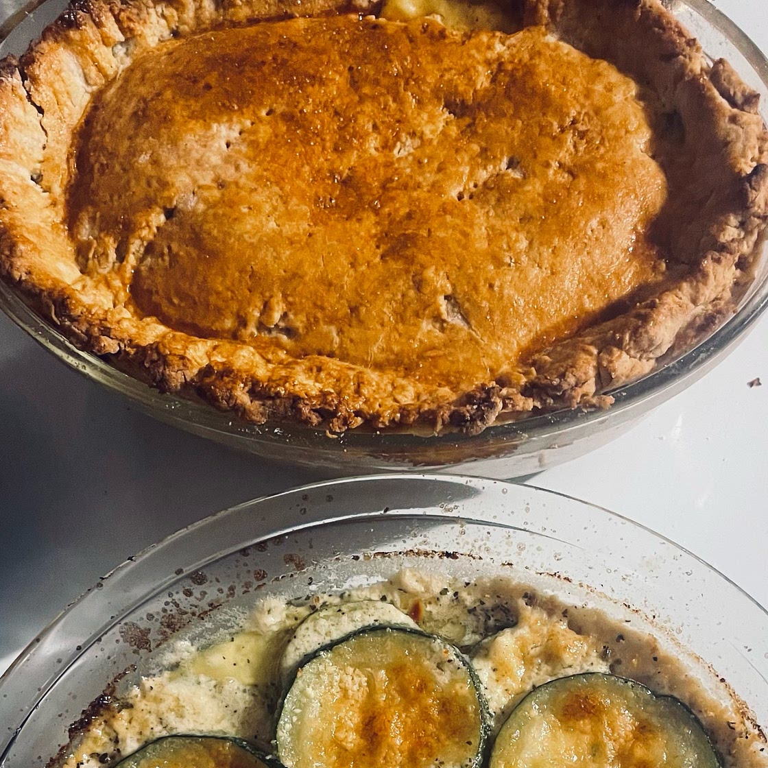 Individual Cheese and Onion Pies