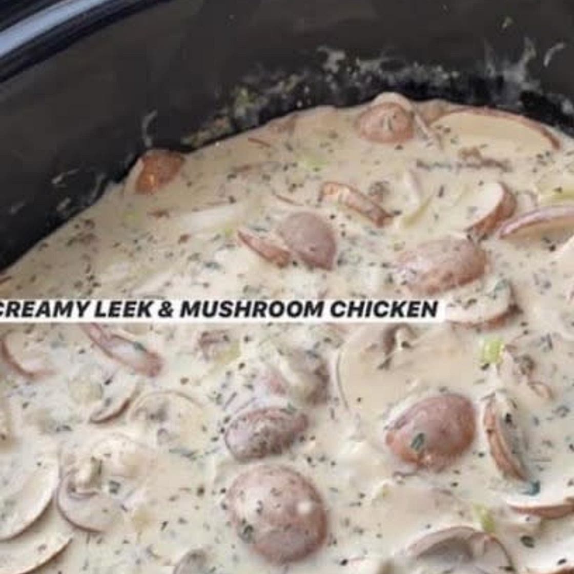 Creamy Leek and Mushroom Chicken