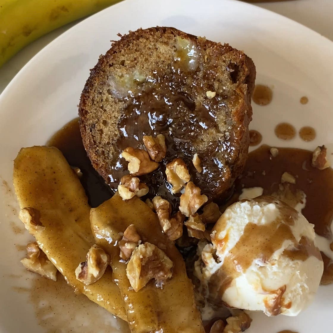 Bananas Foster Cake