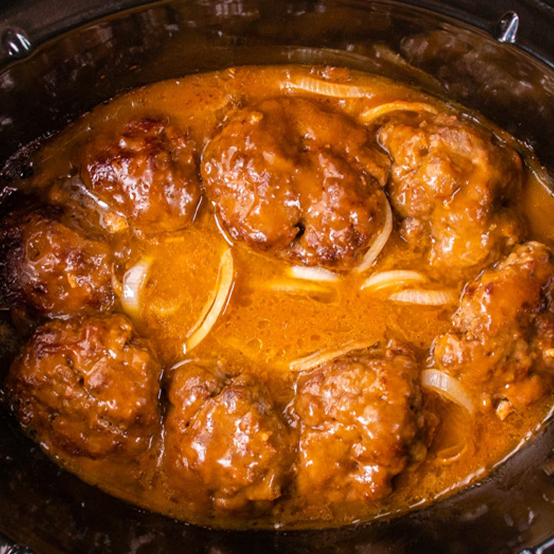 Slow Cooker Salisbury Steak