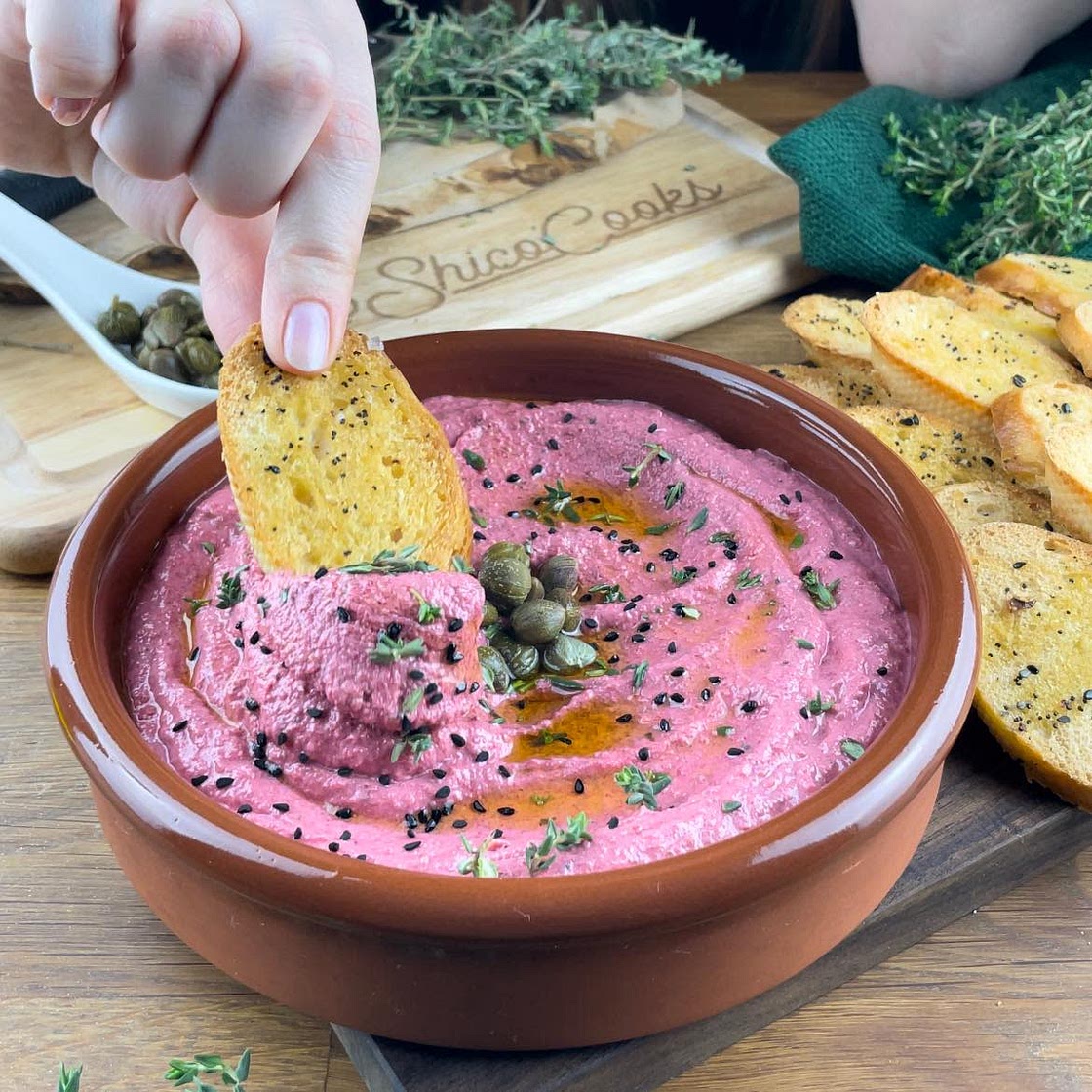 Beetroot Feta Dip