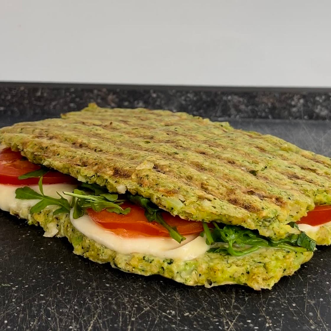 High protein broccoli sandwich