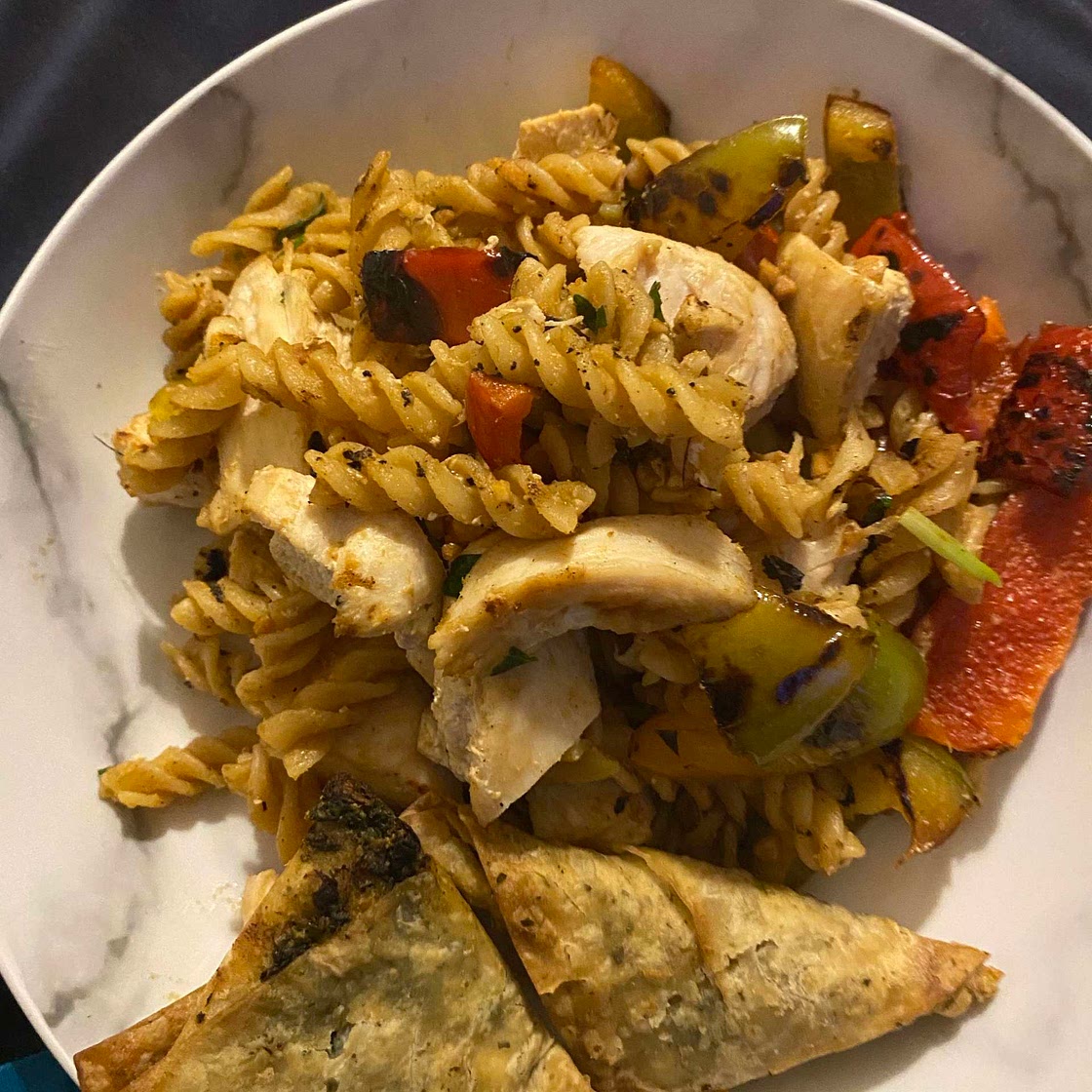 Peanut butter chicken pasta