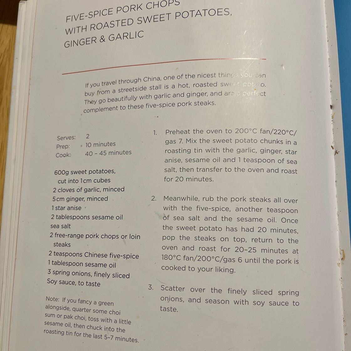 Asian salmon and sweet potato
