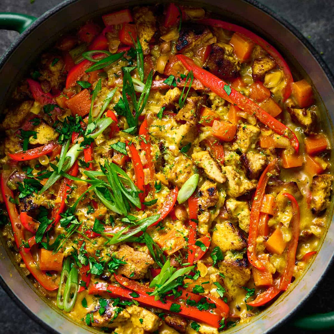 Creamy Coconut Rice with Five Spice Tofu