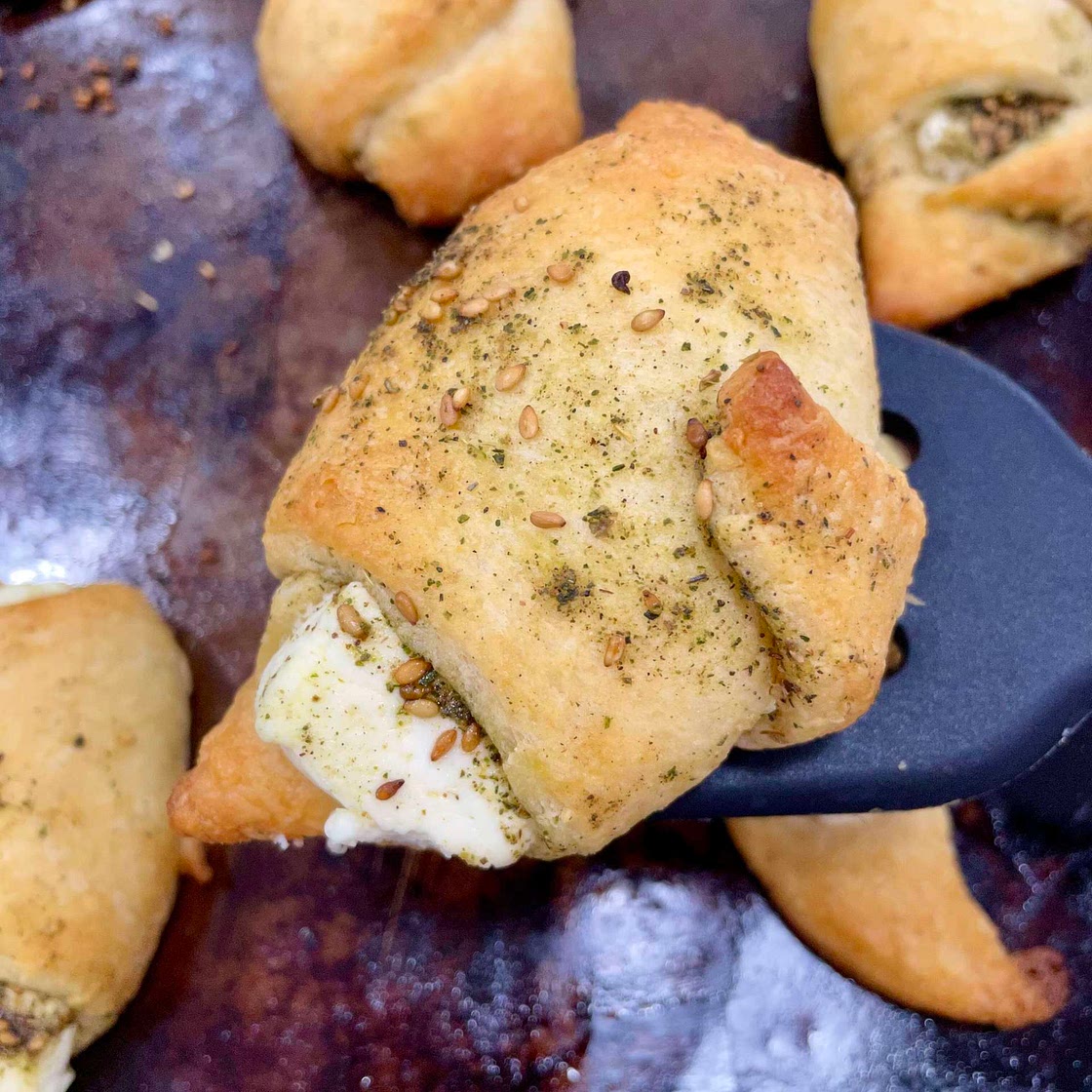 Cream cheese zaatar crescent rolls 
