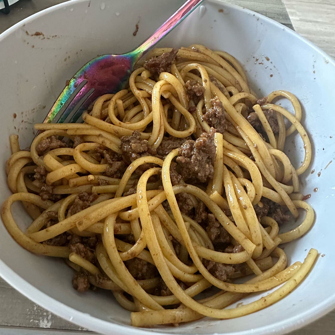 Easy Mongolian Ground Beef Noodles