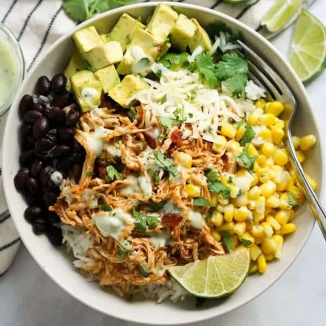 Easy Chicken Burrito Bowl Recipe