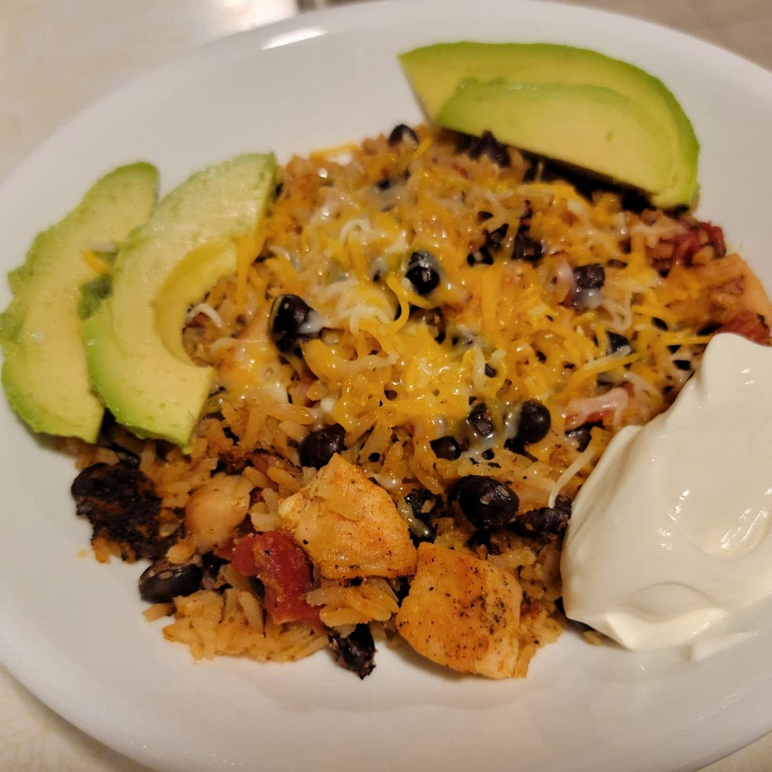 Chicken Burrito Skillet