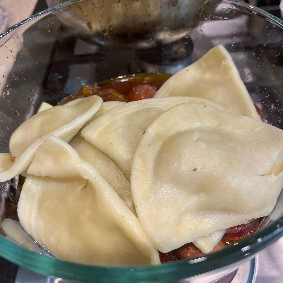 Kielbasa and Pierogies - Sheet Pan