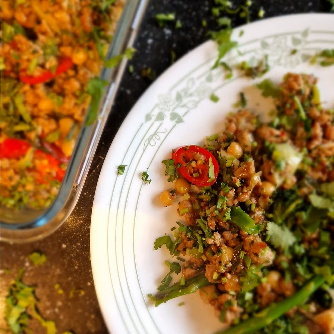 Healthy turkey stir-fry