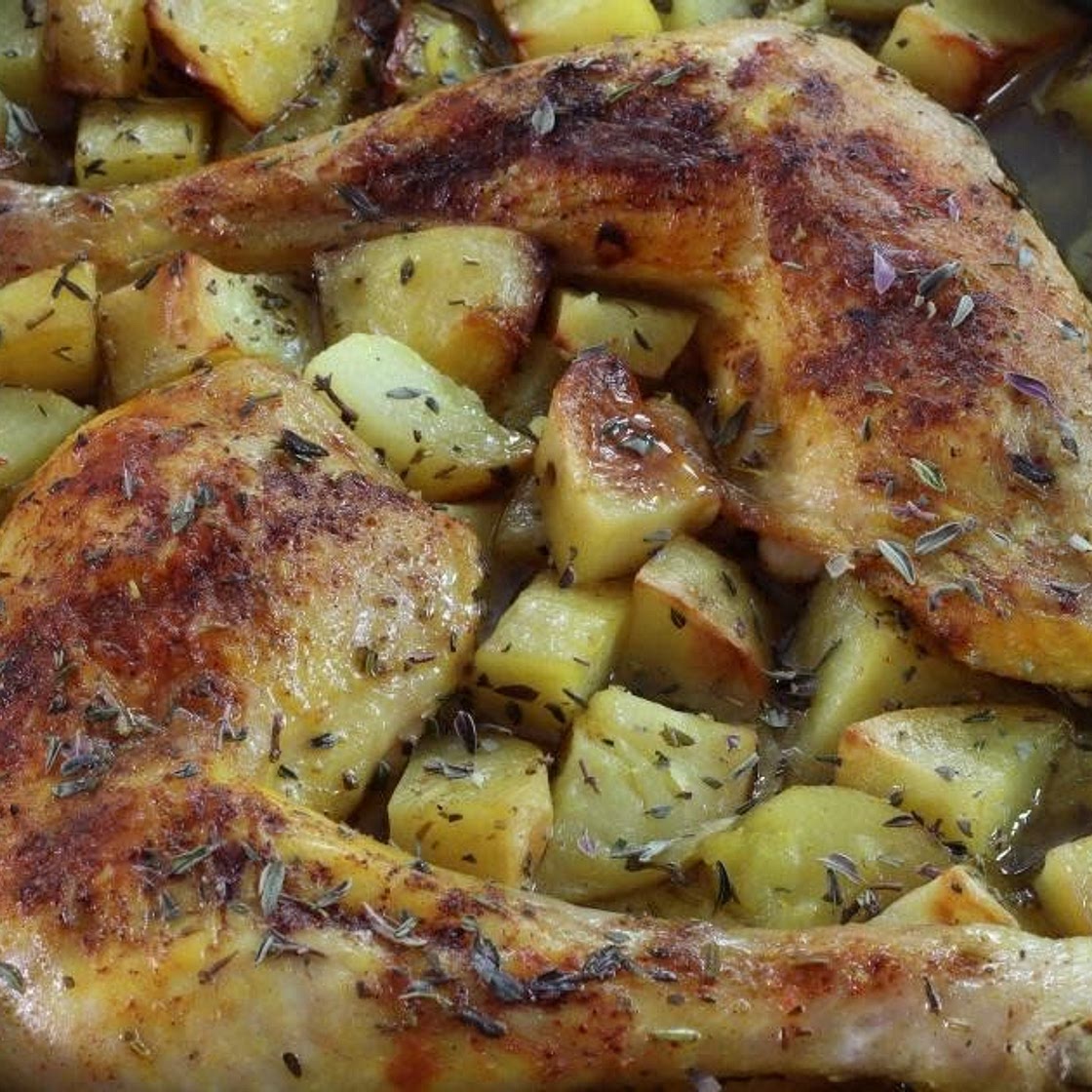 Poulet et pommes de terre