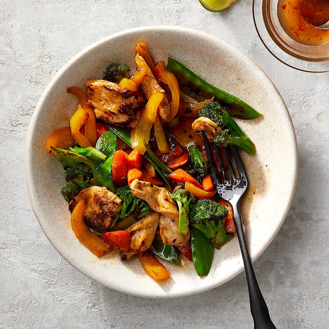 Sweet Thai Chili Chicken Stir-Fry