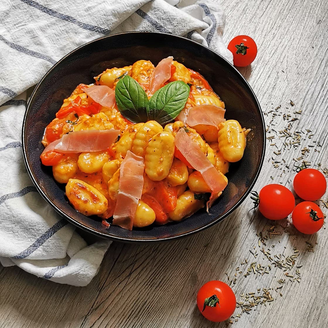 Gnocchis tomate mozza cerano