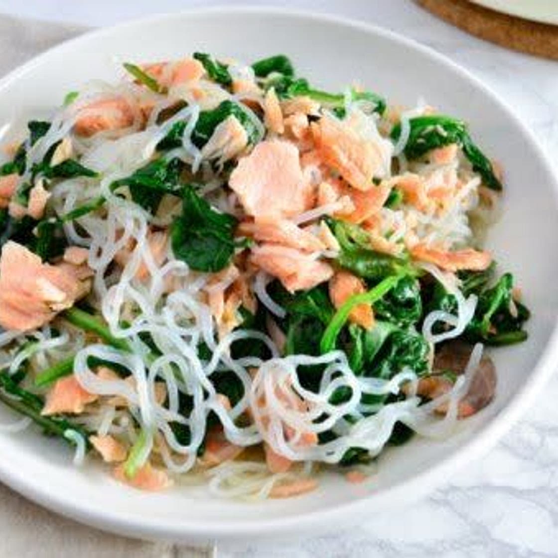 Konjac saumon sauce carré frais