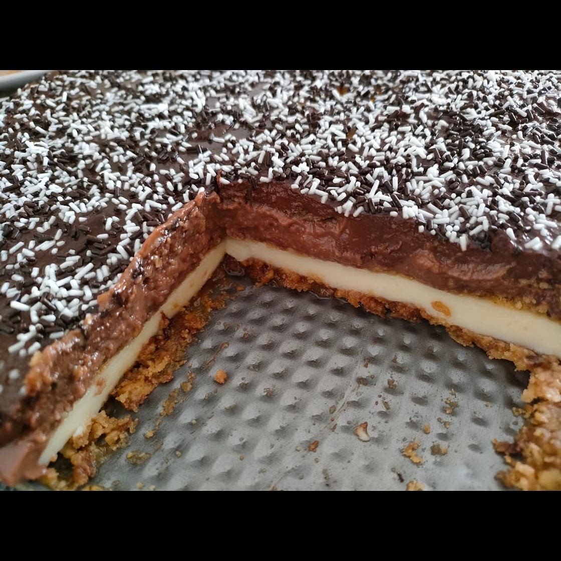 Tarta de 3 chocolates