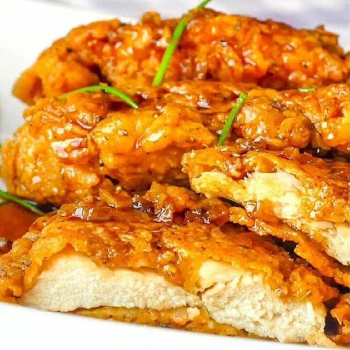 Double Crunch Honey Garlic Chicken Recipe