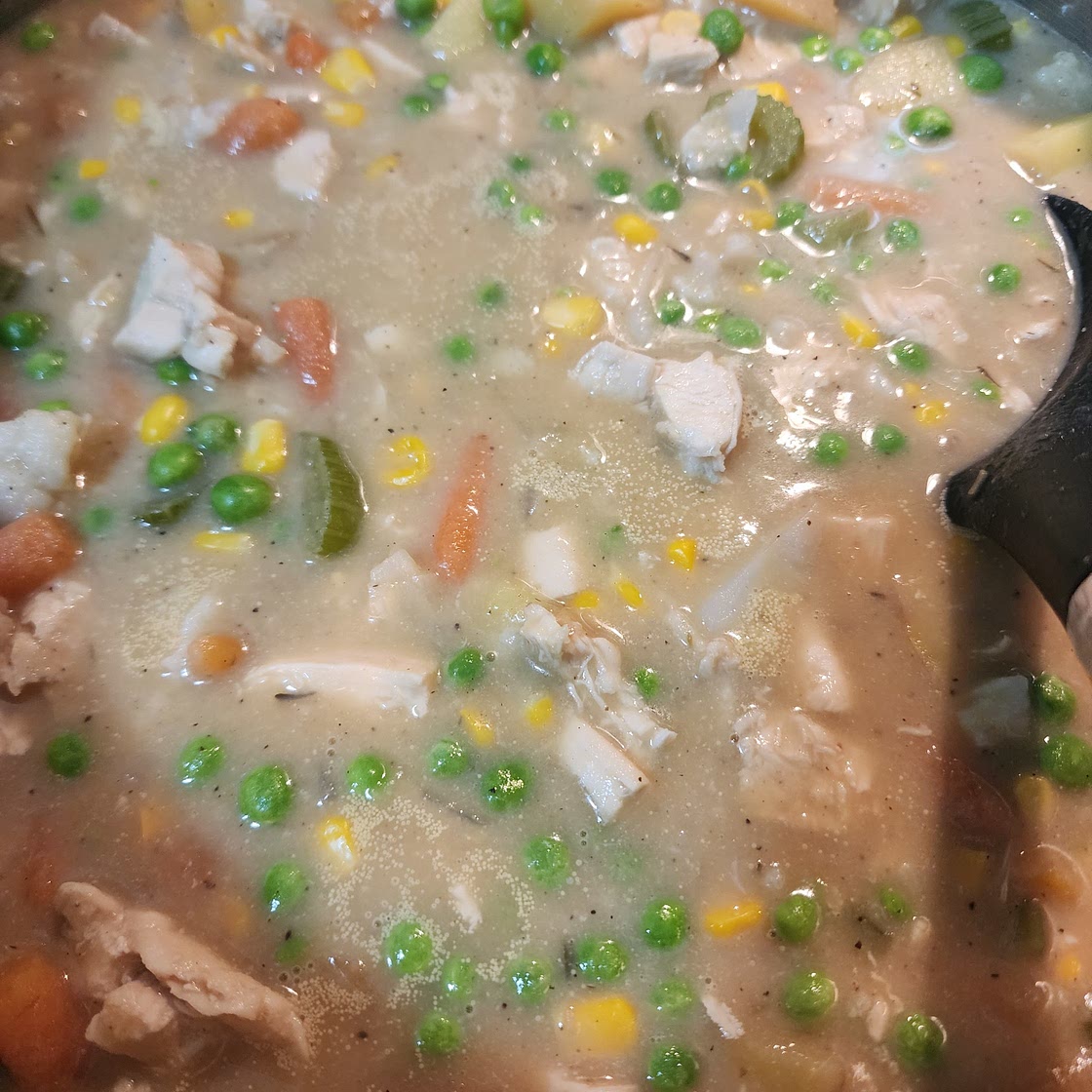 Creamy chicken soup without noodles