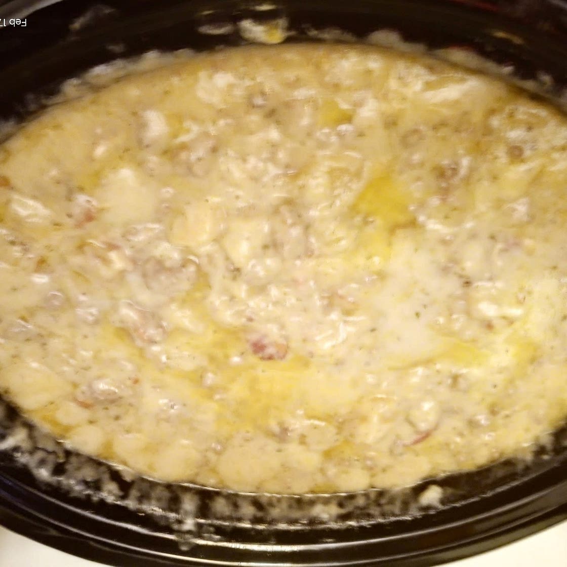 Slow Cooker Bacon Cheeseburger Soup