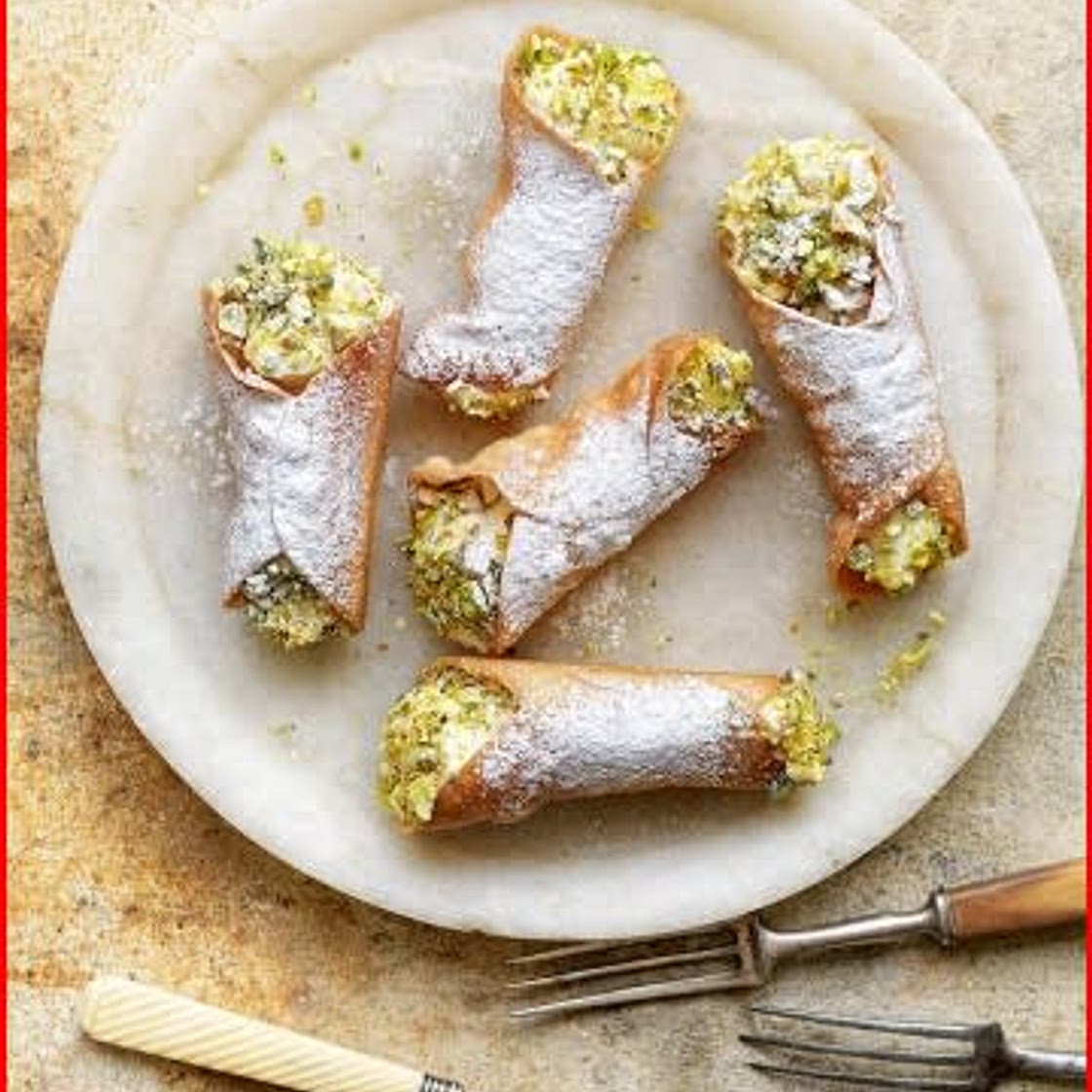 Cannoli citron & pistache