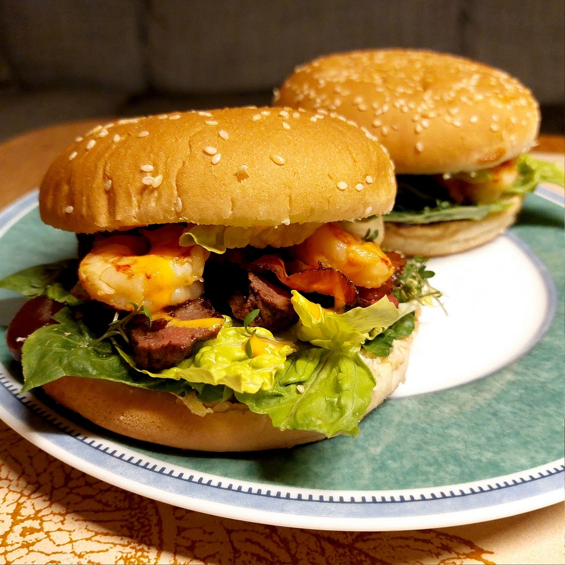 Surf and Turf Burger