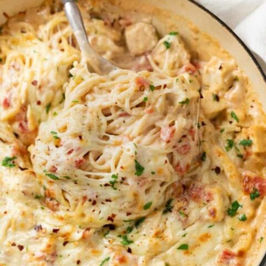 Chicken Spaghetti Casserole Recipe