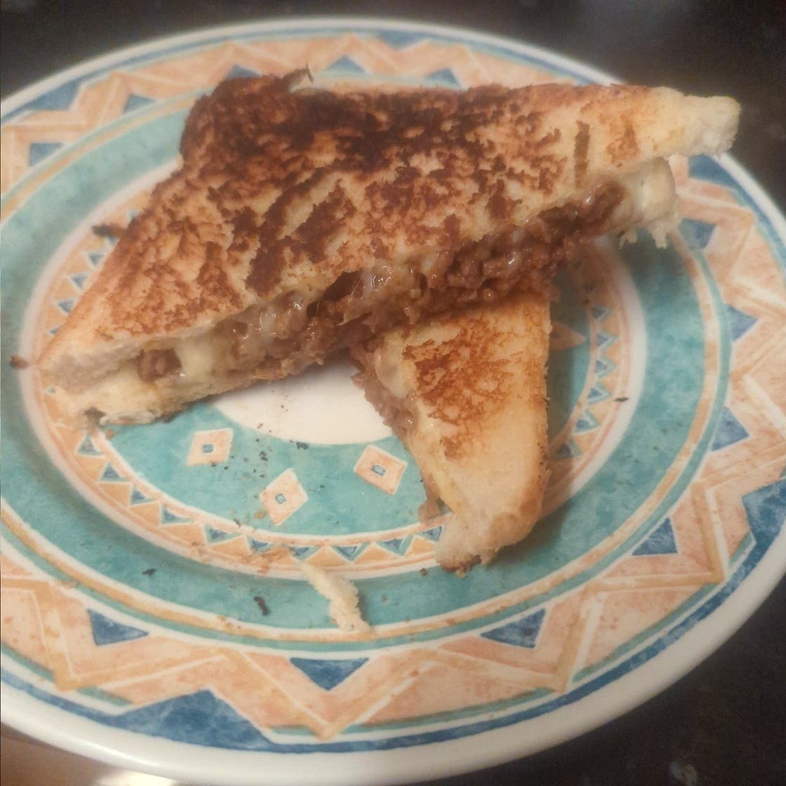 Sloppy Joe Grilled Cheese
