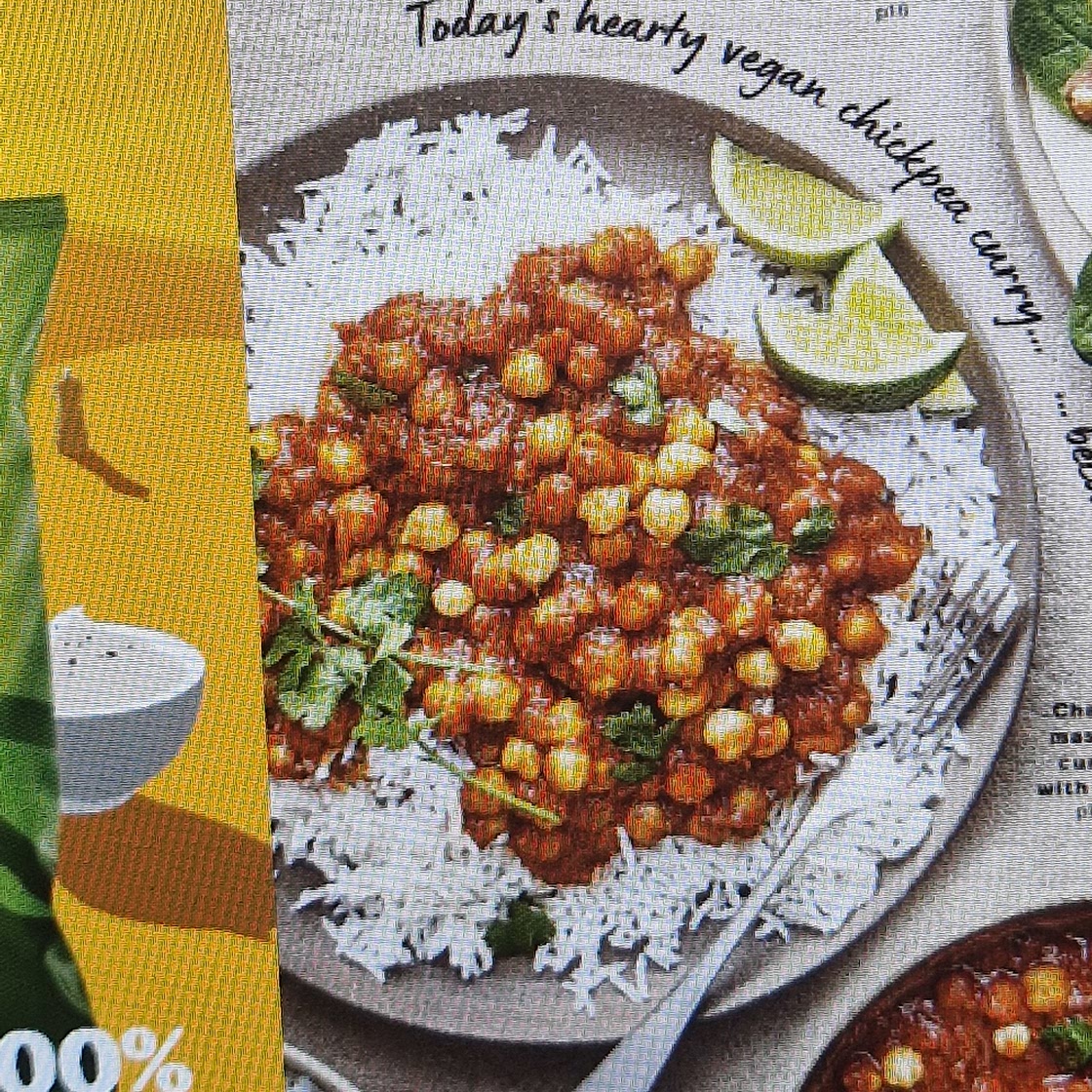 Chana Masala Curry with Rice