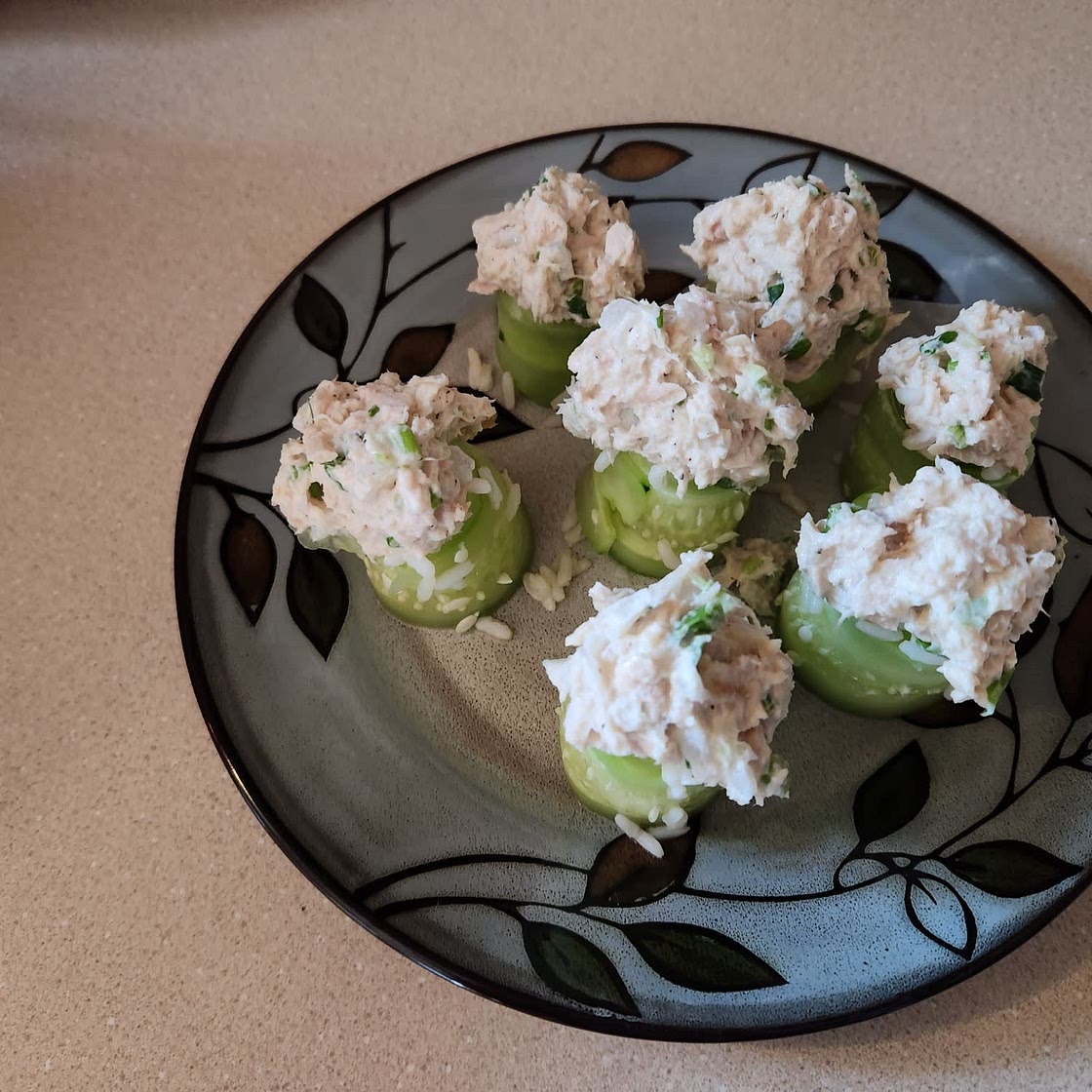 Mini Tuna Cucumber Sushi
