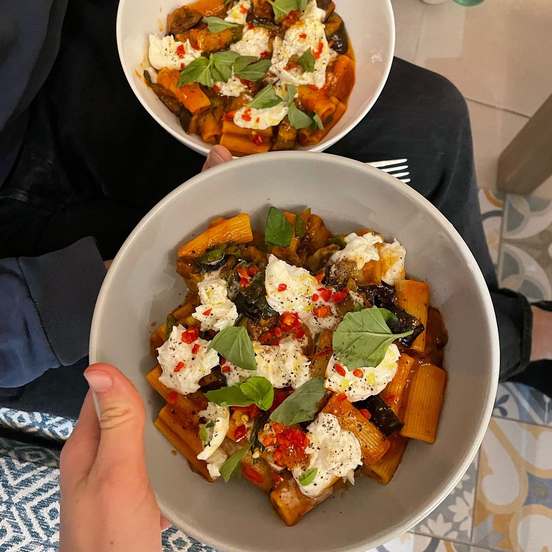 Pasta alla Norma (Eggplant pasta)
