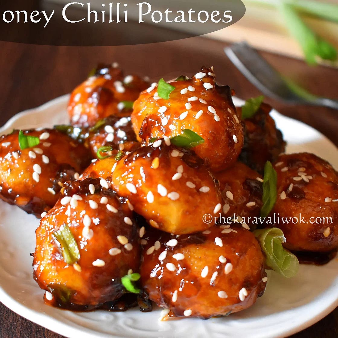Honey Chili Potatoes 