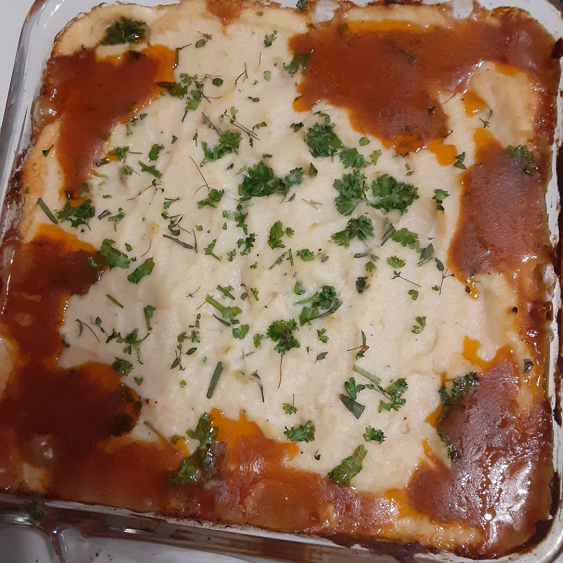 Shepherd's Pie - reduced carb version
