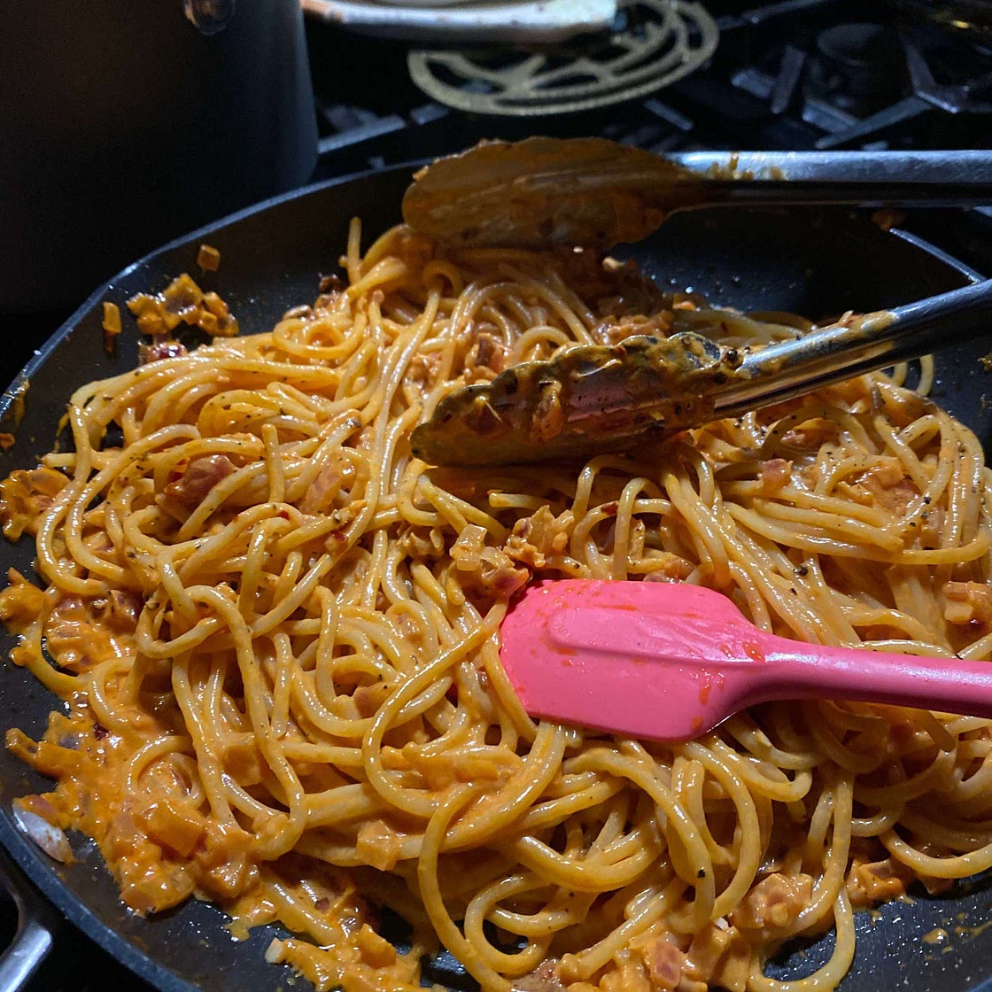 Creamy Tomato Paste Pasta 🍝