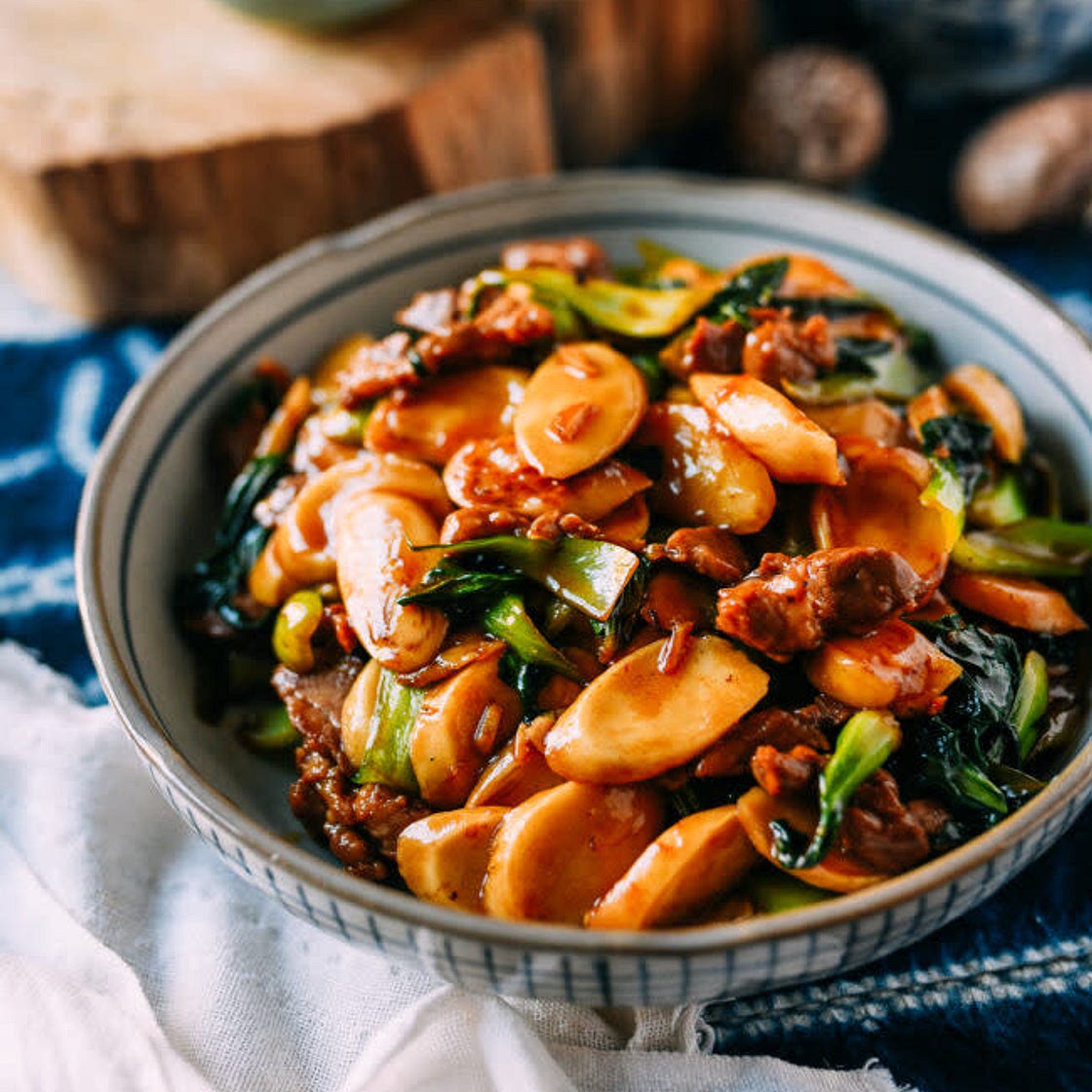 Stir-Fried Rice Cakes (Nian Gao)
