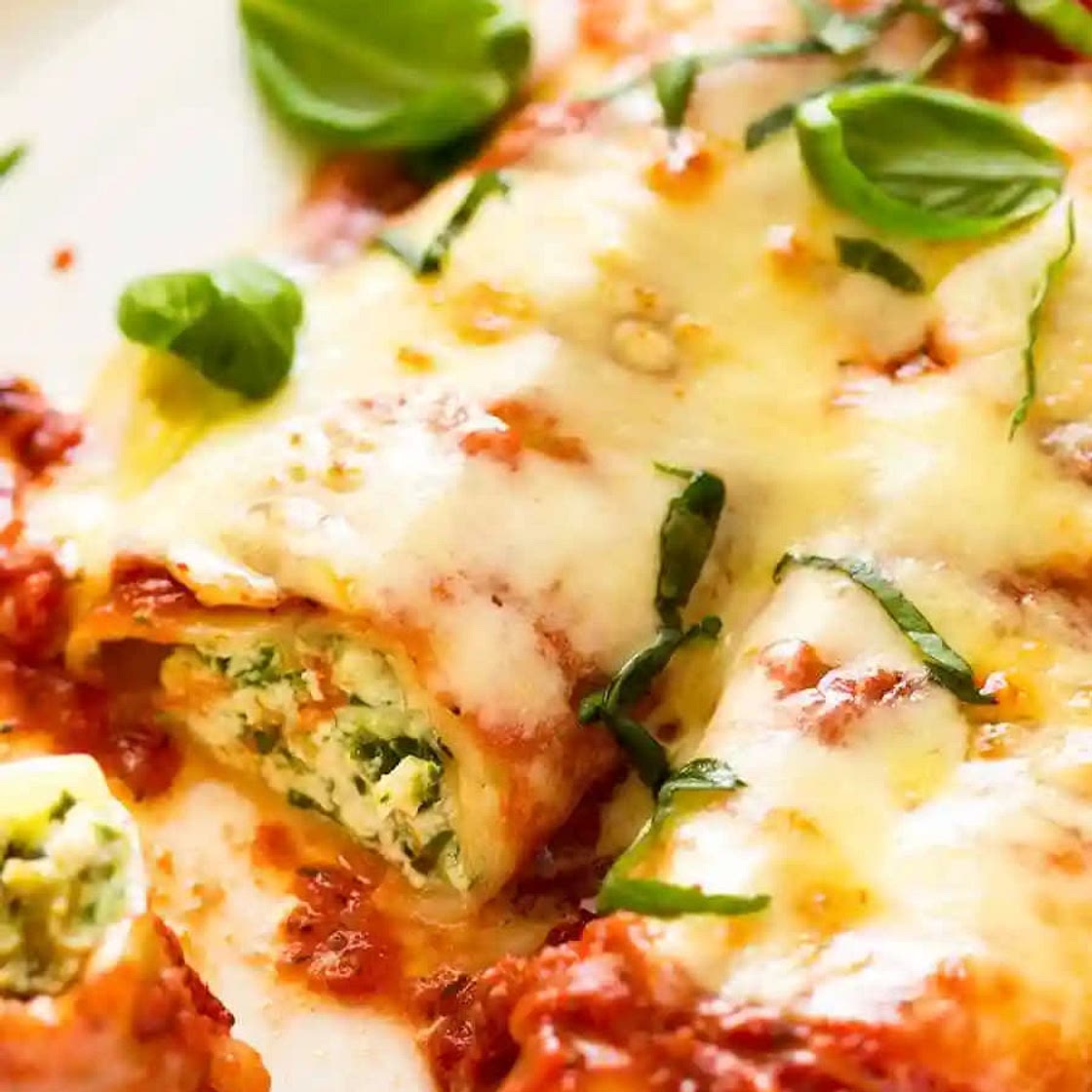 Spinach and Ricotta Canelloni