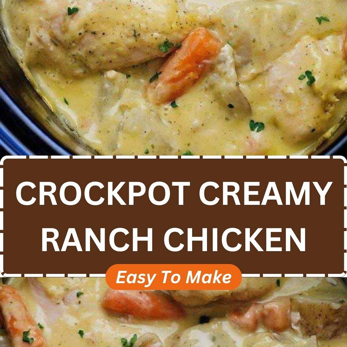 CROCKPOT CREAMY RANCH CHICKEN