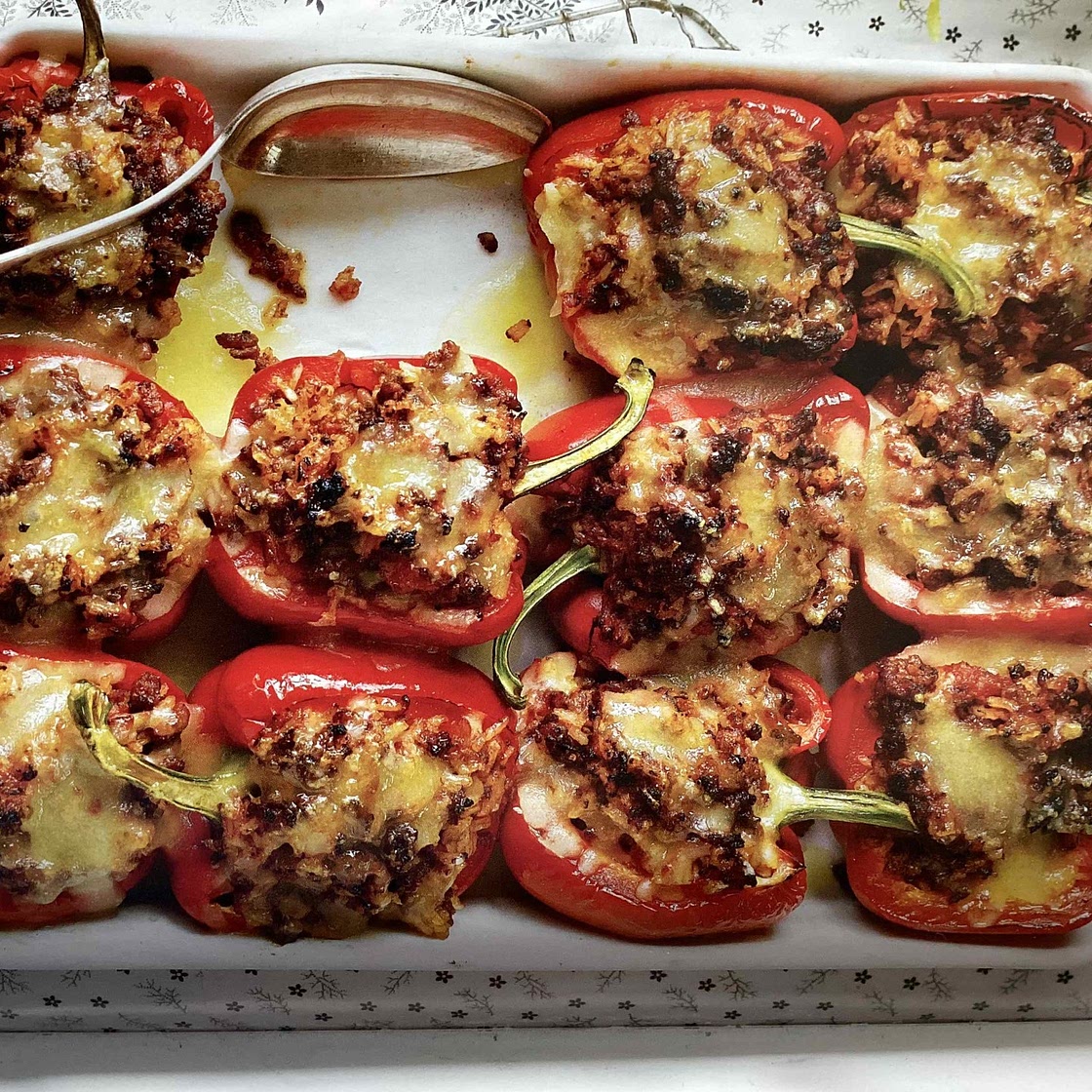 Uncle Wilson’s Stuffed bell peppers
