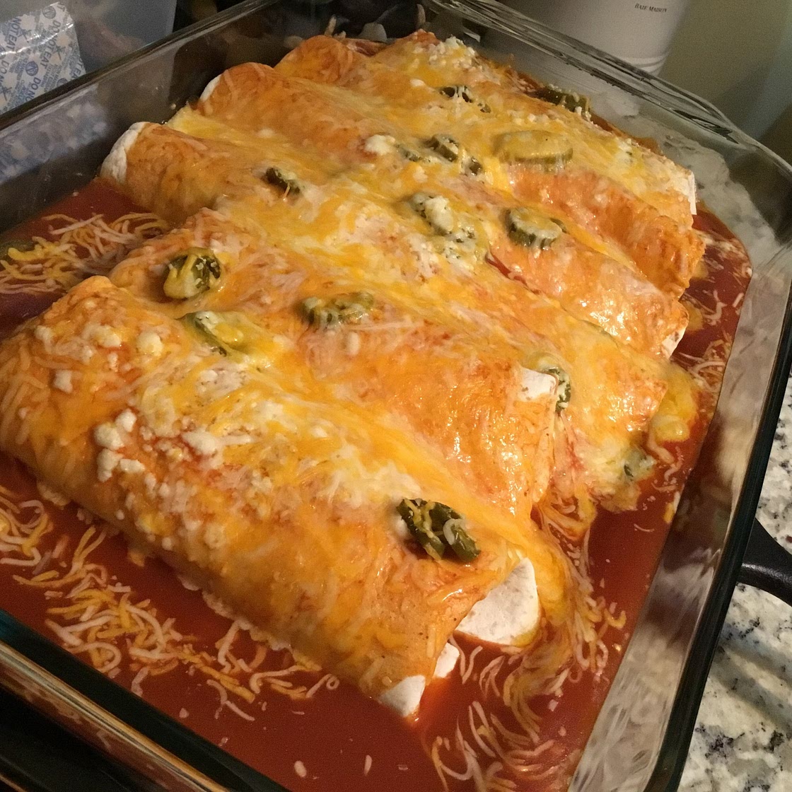 Easy Chicken Enchiladas