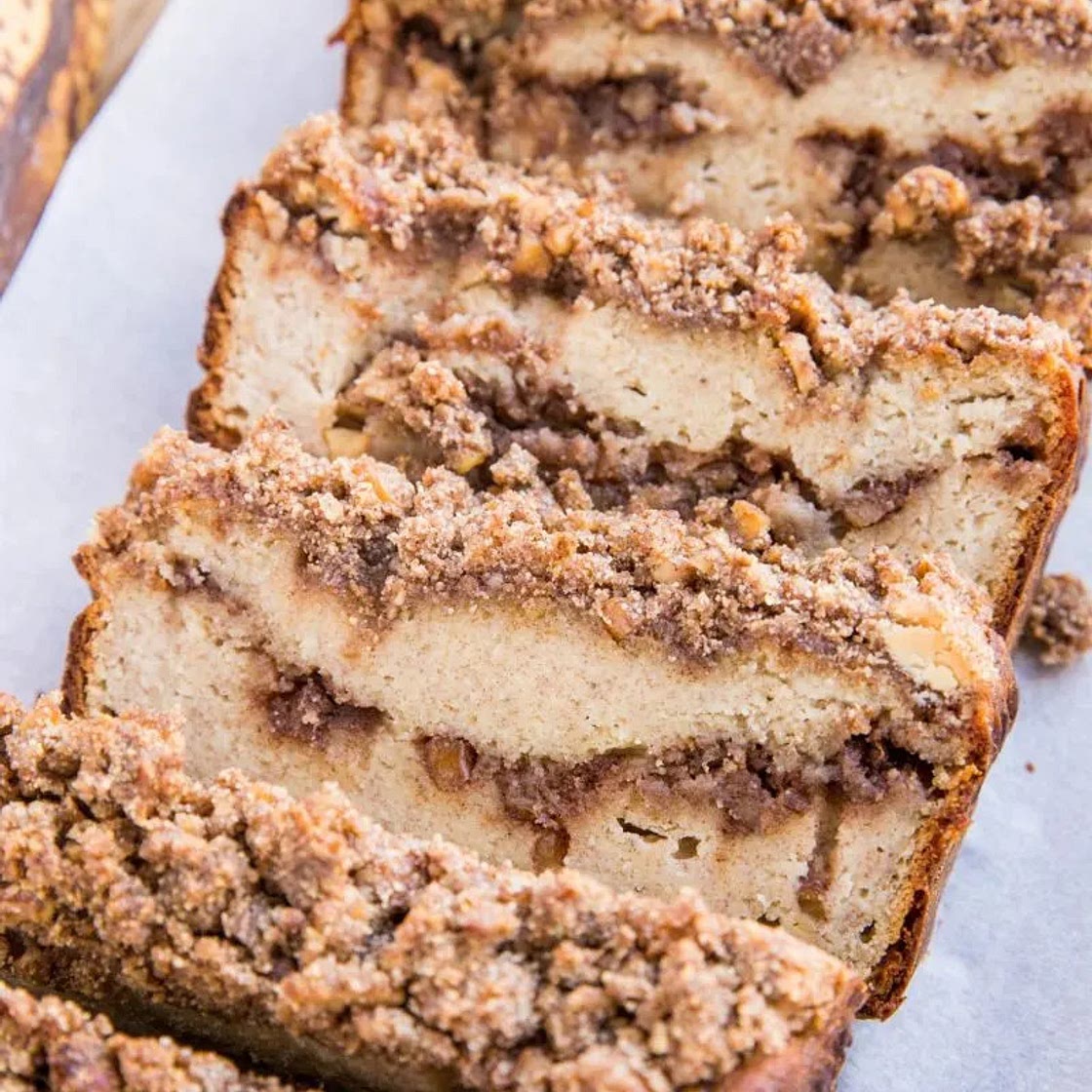 Paleo Cinnamon Swirl Banana Bread