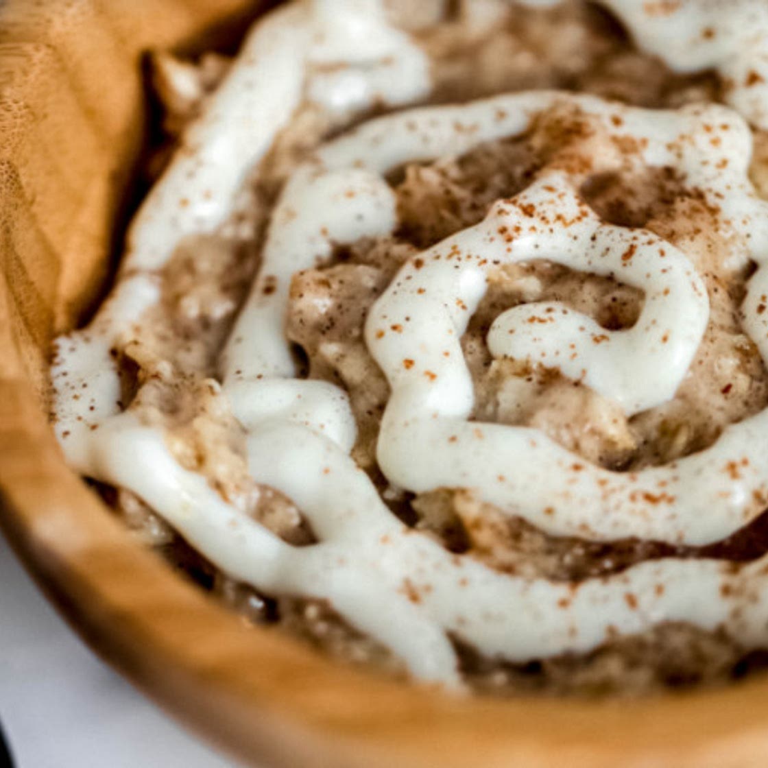 Cinnamon Bun in a Bowl