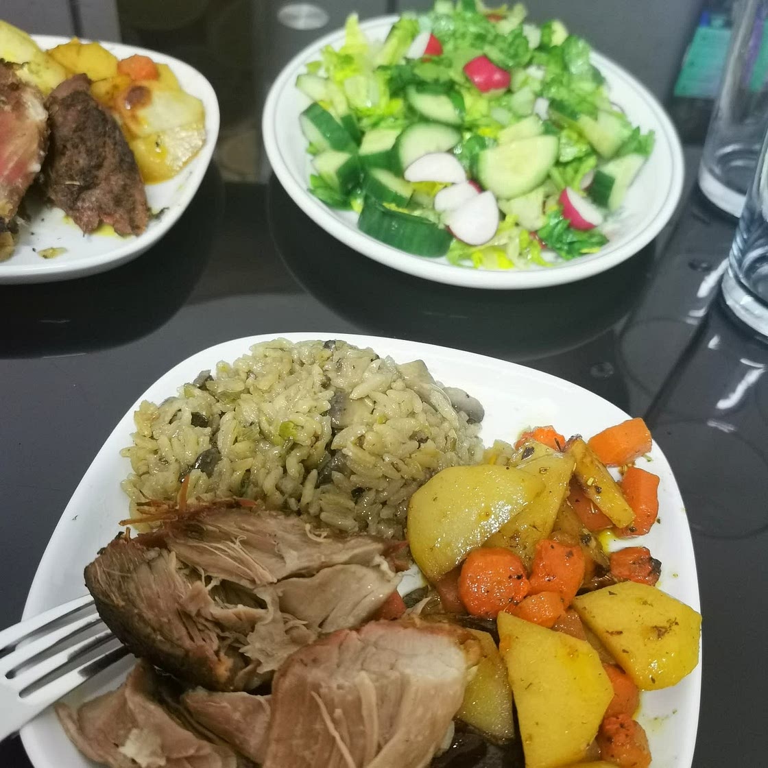Baked lamb