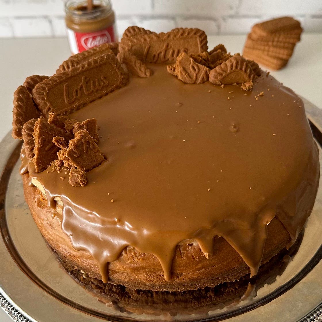 Baked Biscoff Cheesecake 