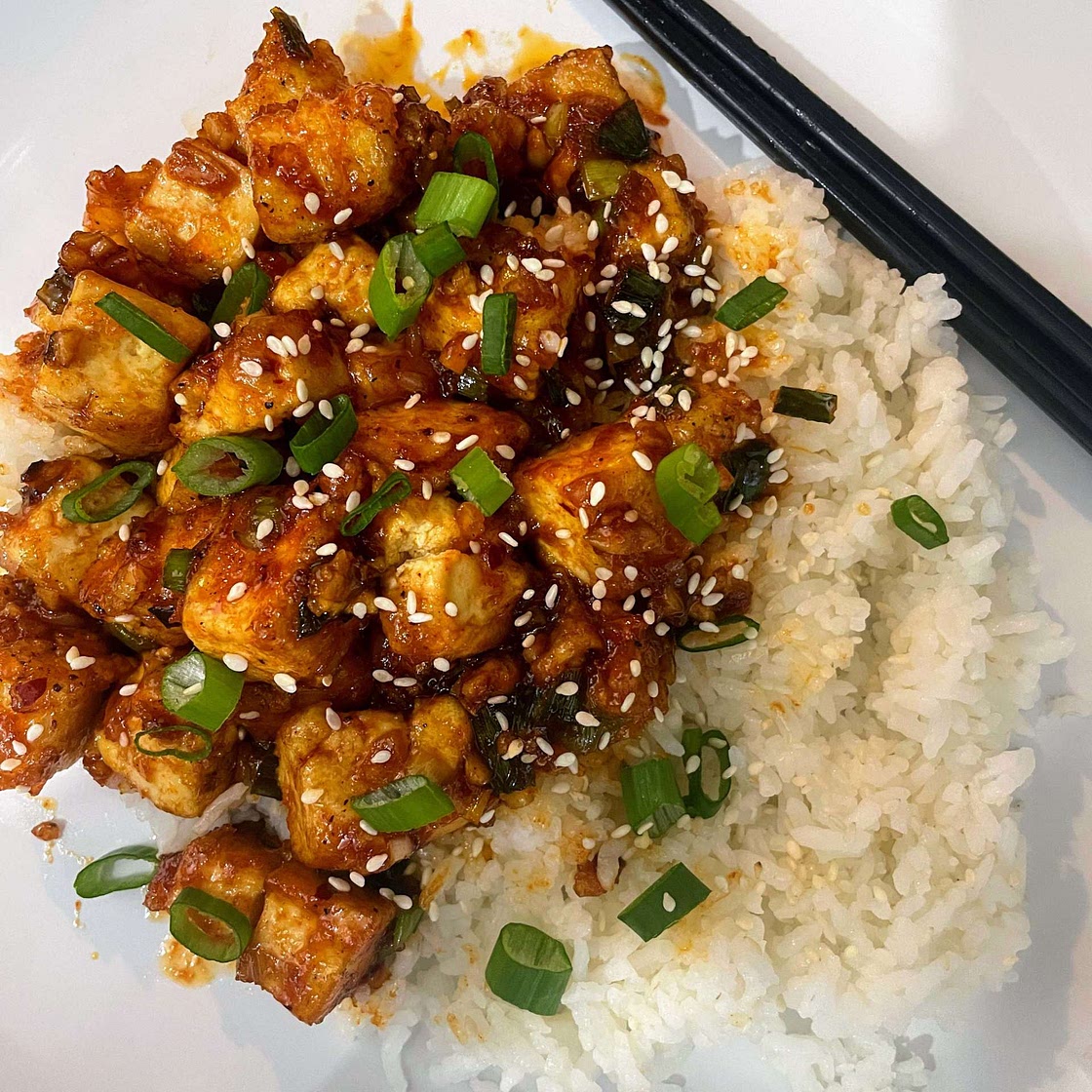 Spicy Garlic Tofu