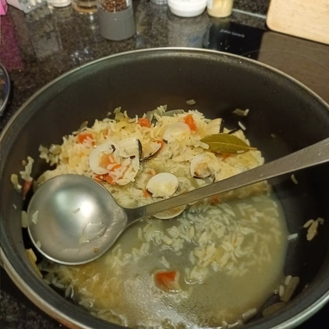 arroz con chirlas