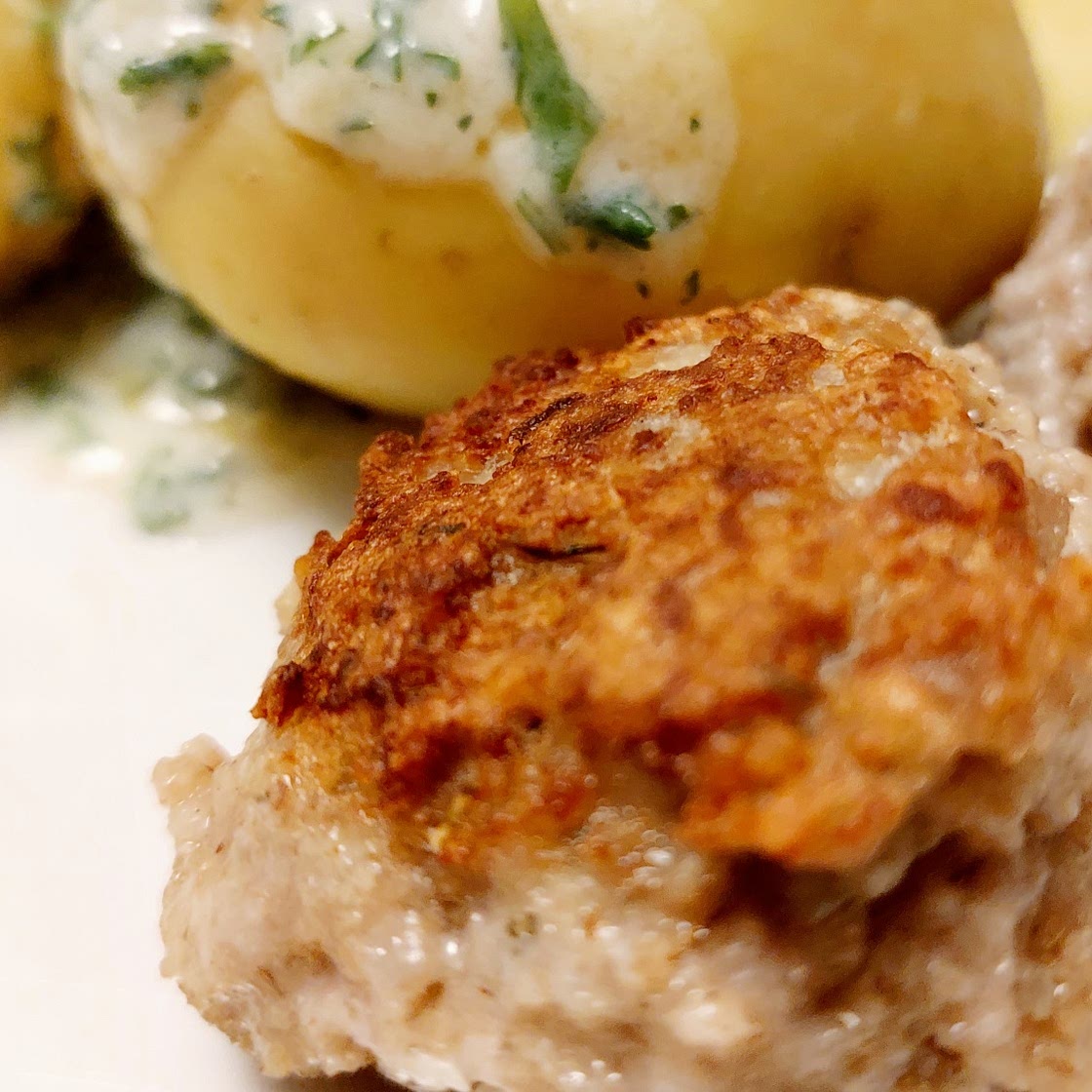 Frikadeller - Danish meatballs