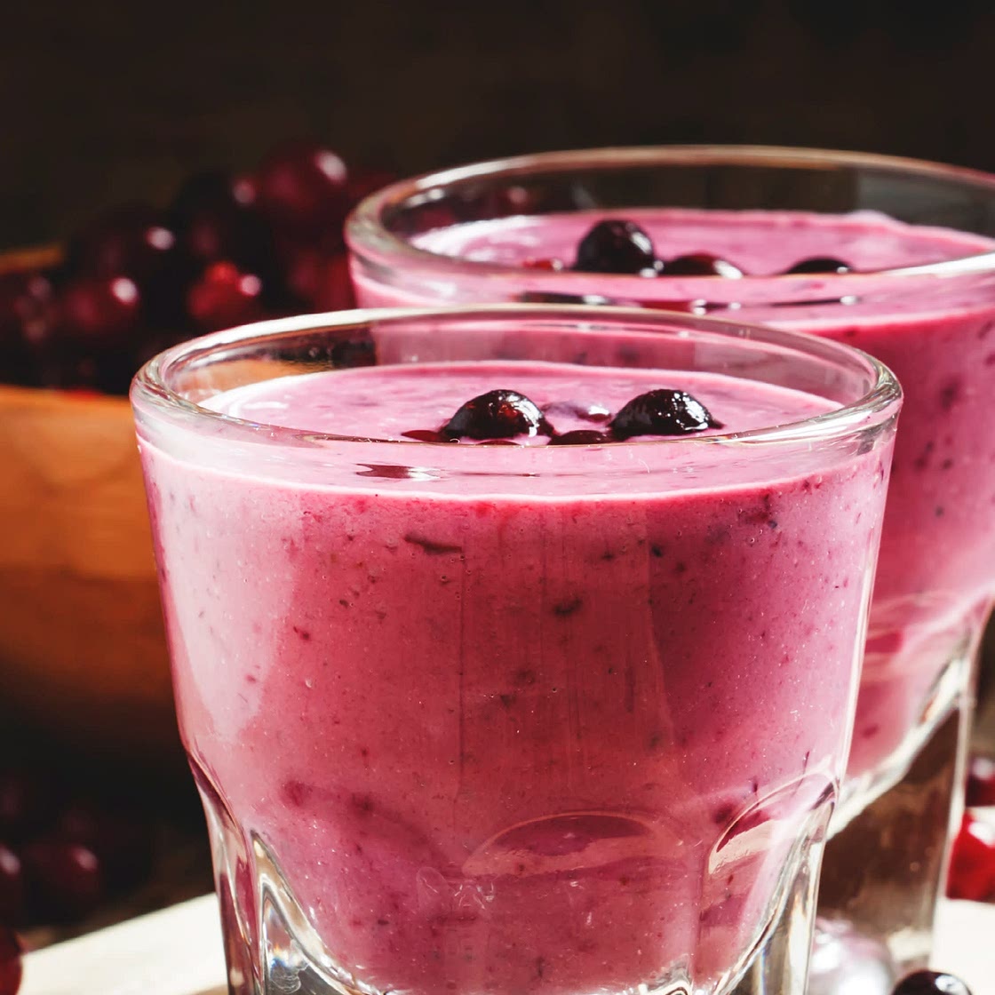 Cranberry Blueberry Smoothie