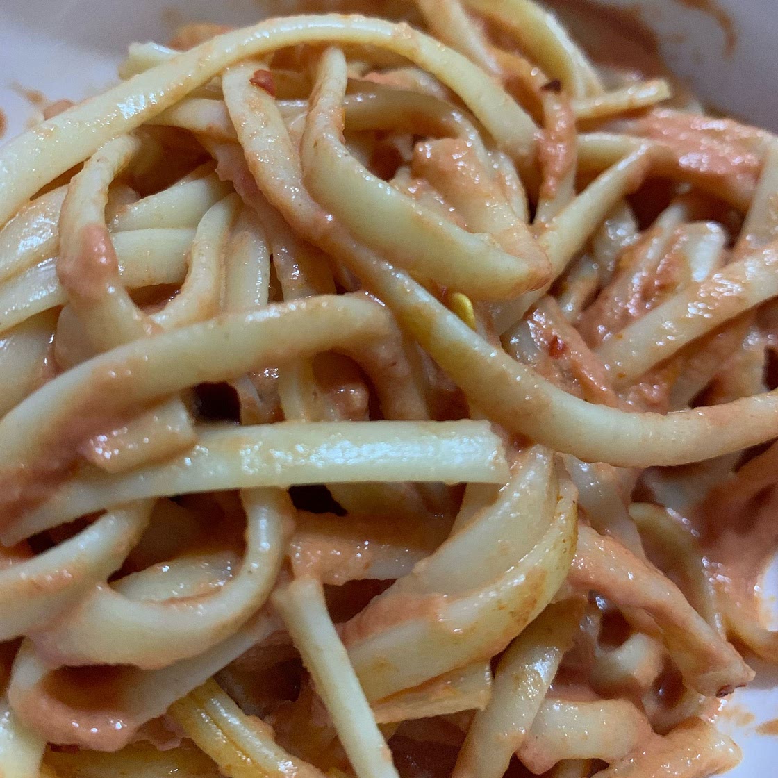 Pasta with Tomato Cream Sauce